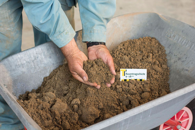 Rasentragschicht - Thaler Kies